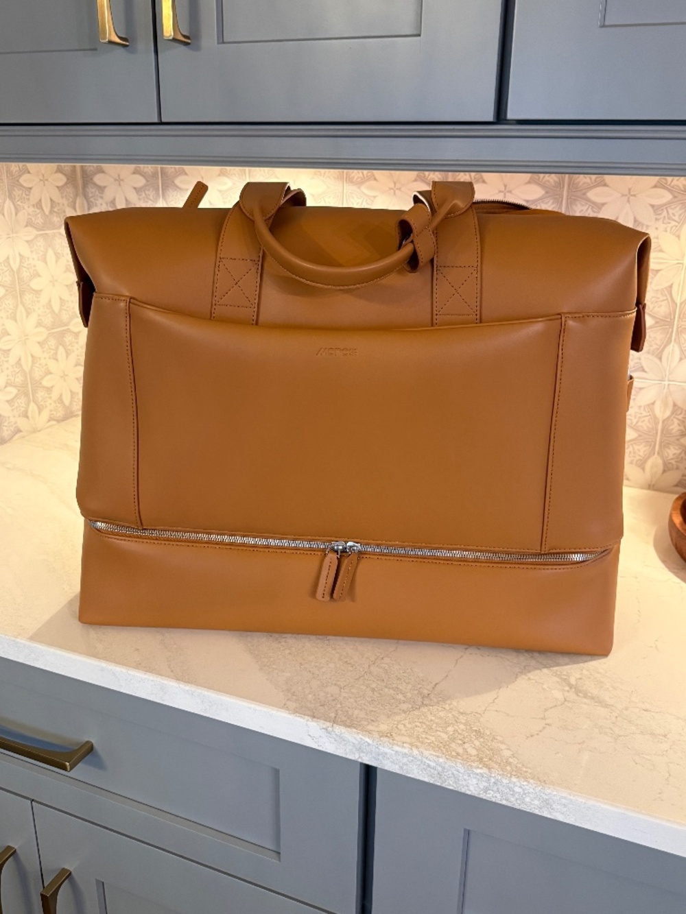 Monos Metro Weekender in Saddle Tan